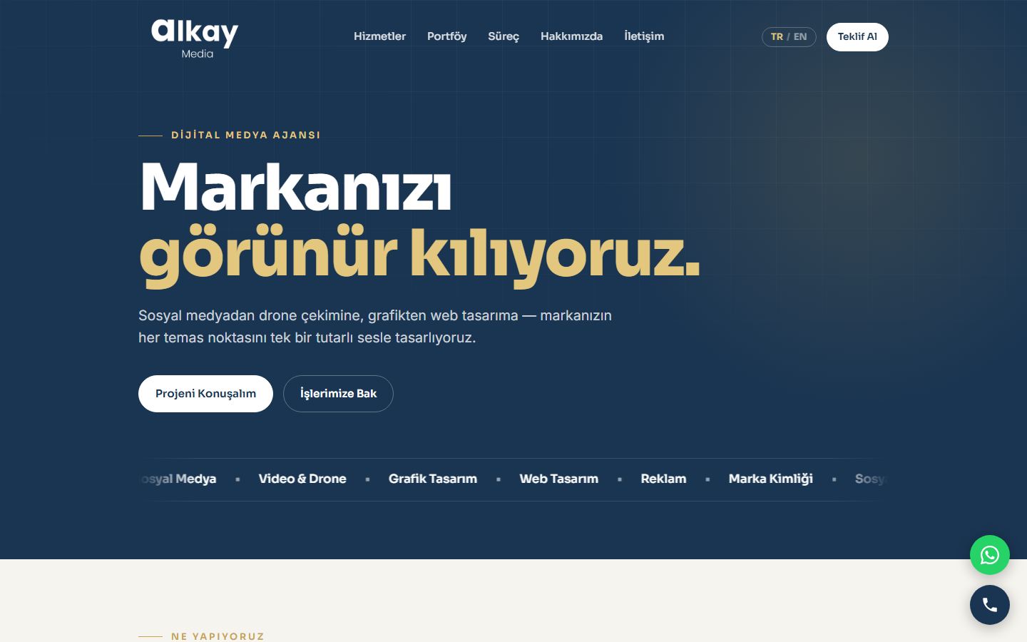 Alkay Media web sitesinden ekran görüntüsü